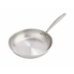 Poêle triplex induction argentée - D.28 cm-Gam'Hotel Outlet