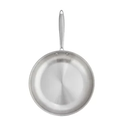 Poêle triplex induction argentée - D.28 cm-Gam'Hotel Outlet