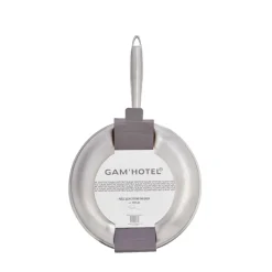 Gam'Hotel Poêles^Poêle triplex induction argentée - D.32 cm