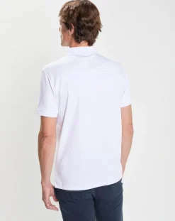 Homme Hackett London Polos^Polo Aston Martin Racing blanc