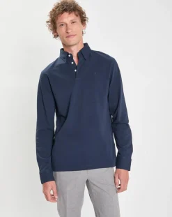 Homme Hackett London Polos^Polo Classic Fit piqué bleu