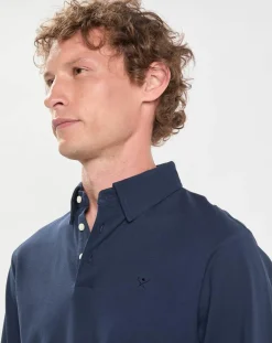 Homme Hackett London Polos^Polo Classic Fit piqué bleu