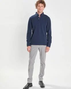 Homme Hackett London Polos^Polo Classic Fit piqué bleu