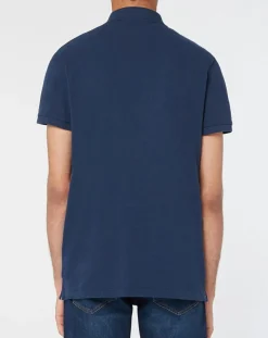 Homme Hackett London Polos^Polo Classic Fit Piqué bleu marine