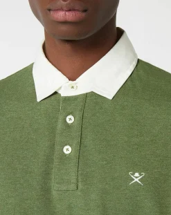 Homme Hackett London Polos^Polo Classic Fit Piqué Brand kaki