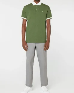 Homme Hackett London Polos^Polo Classic Fit Piqué Brand kaki