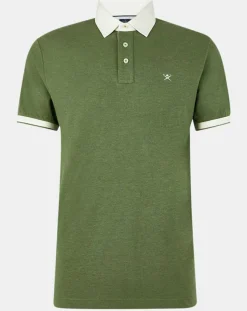 Homme Hackett London Polos^Polo Classic Fit Piqué Brand kaki