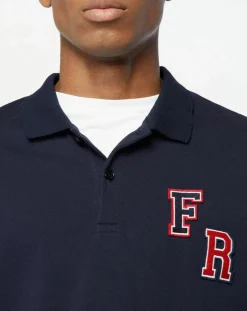 Polo en Coton piqué Piaf bleu marine-Galeries Lafayette Outlet