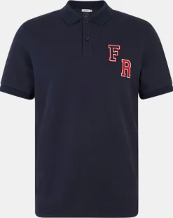 Polo en Coton piqué Piaf bleu marine-Galeries Lafayette Outlet