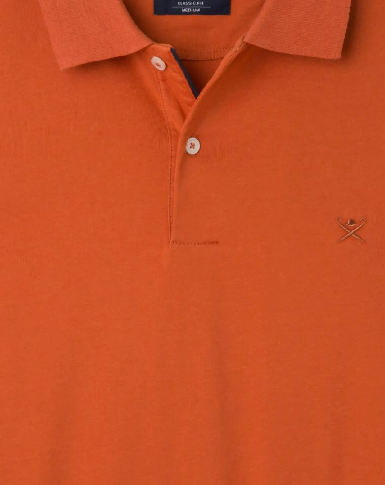 Homme Hackett London Polos^Polo en Jersey Regular Fit uni Smart orange moyen