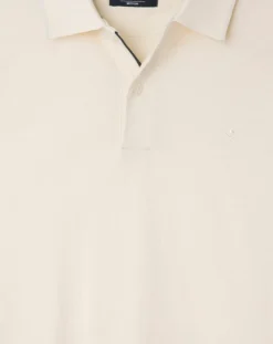 Polo en Jersey Regular Fit uni Smart écru-Hackett London