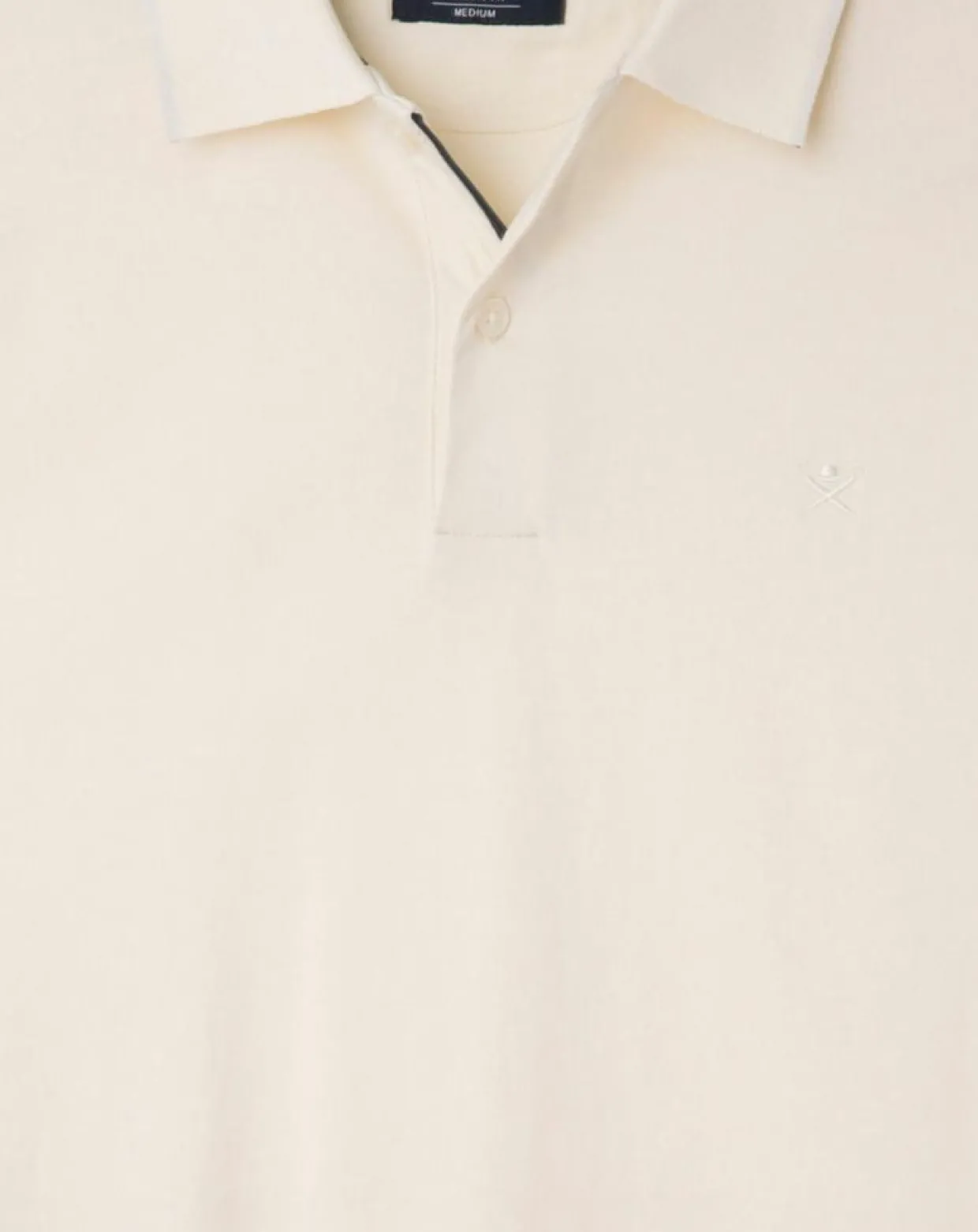 Polo en Jersey Regular Fit uni Smart écru-Hackett London