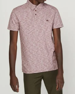 Polo Everyday Sun Cruise bordeaux chiné-Quiksilver Outlet