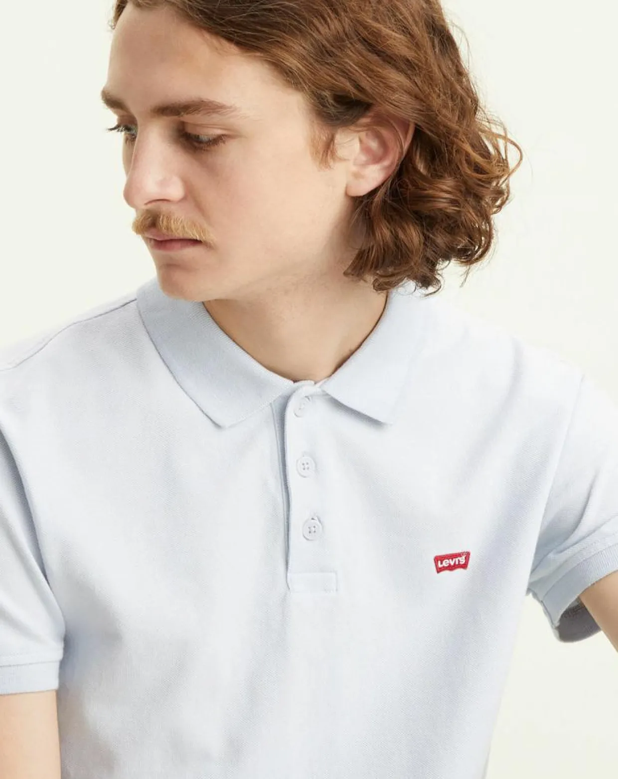 Polo Housemarked en Coton Regular Fit bleu ciel-Levi's® Hot