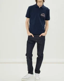 Polo Jprblubooster bleu marine-Jack & Jones