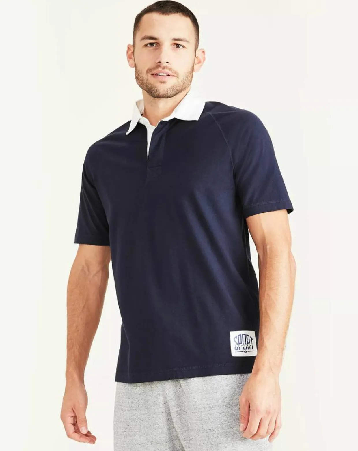 Polo Manches Courtes Sport Rugby bleu foncé-Dockers Hot
