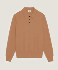 Polo Noah 100% Laine marron camel-Rodier Sale