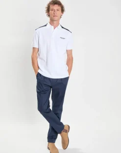 Polo Regular Fit Aston Martin Racing Colorblok blanc-Hackett London Outlet