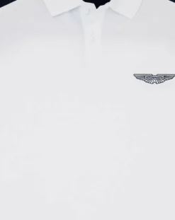 Polo Regular Fit Aston Martin Racing Colorblok blanc-Hackett London Outlet