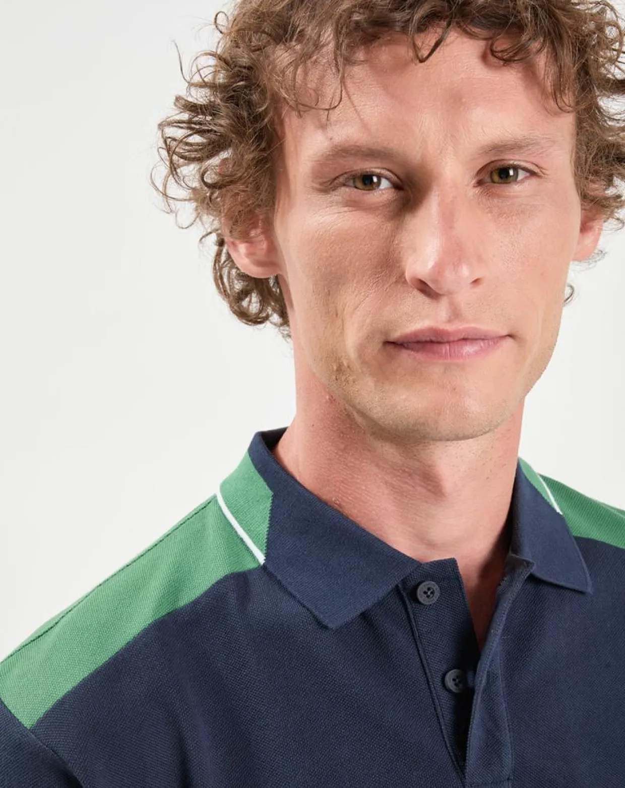 Homme Hackett London Polos^Polo Regular Fit Aston Martin Racing Colorblok bleu foncé/vert