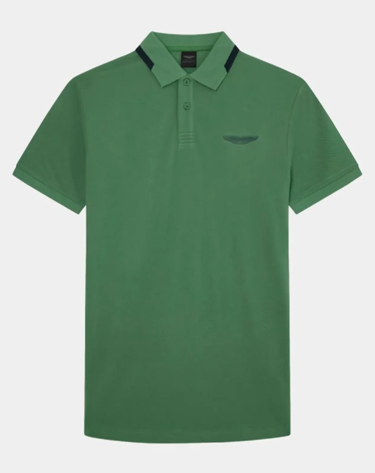 Homme Hackett London Polos^Polo Regular Fit Aston Martin Racing Détail Col vert clair