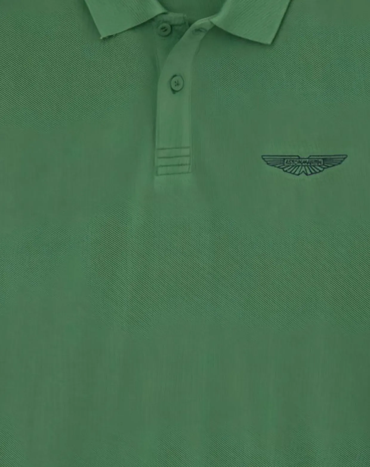 Homme Hackett London Polos^Polo Regular Fit Aston Martin Racing Détail Col vert clair