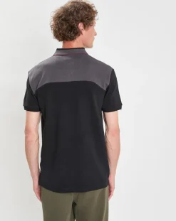 Polo Regular Fit Aston Martin Racing Colorblok noir/gris-Hackett London Sale