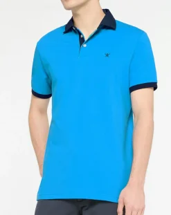 Homme Hackett London Polos^Polo Regular Fit bleu moyen