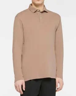Homme Hackett London Polos^Polo Regular Fit Jersey beige foncé