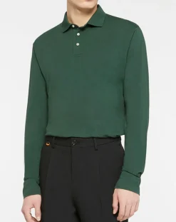 Homme Hackett London Polos^Polo Regular Fit Jersey vert foncé