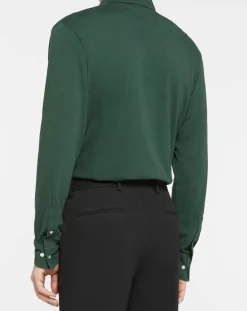 Homme Hackett London Polos^Polo Regular Fit Jersey vert foncé