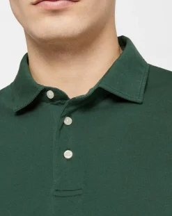 Homme Hackett London Polos^Polo Regular Fit Jersey vert foncé