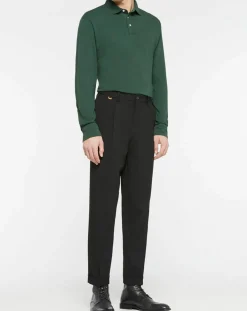 Homme Hackett London Polos^Polo Regular Fit Jersey vert foncé