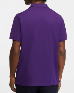 Homme Gant Polos^Polo Regular Fit manches courtes uni piqué violet