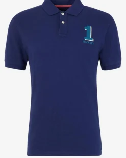 Polo Regular Fit Numéro 1 bleu marine-Hackett London Hot