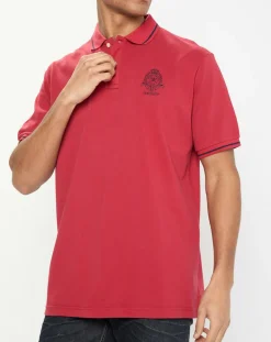 Polo Regular Fit piqué Blason rouge-Hackett London Best