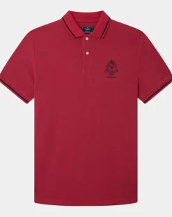 Polo Regular Fit piqué Blason rouge-Hackett London Best