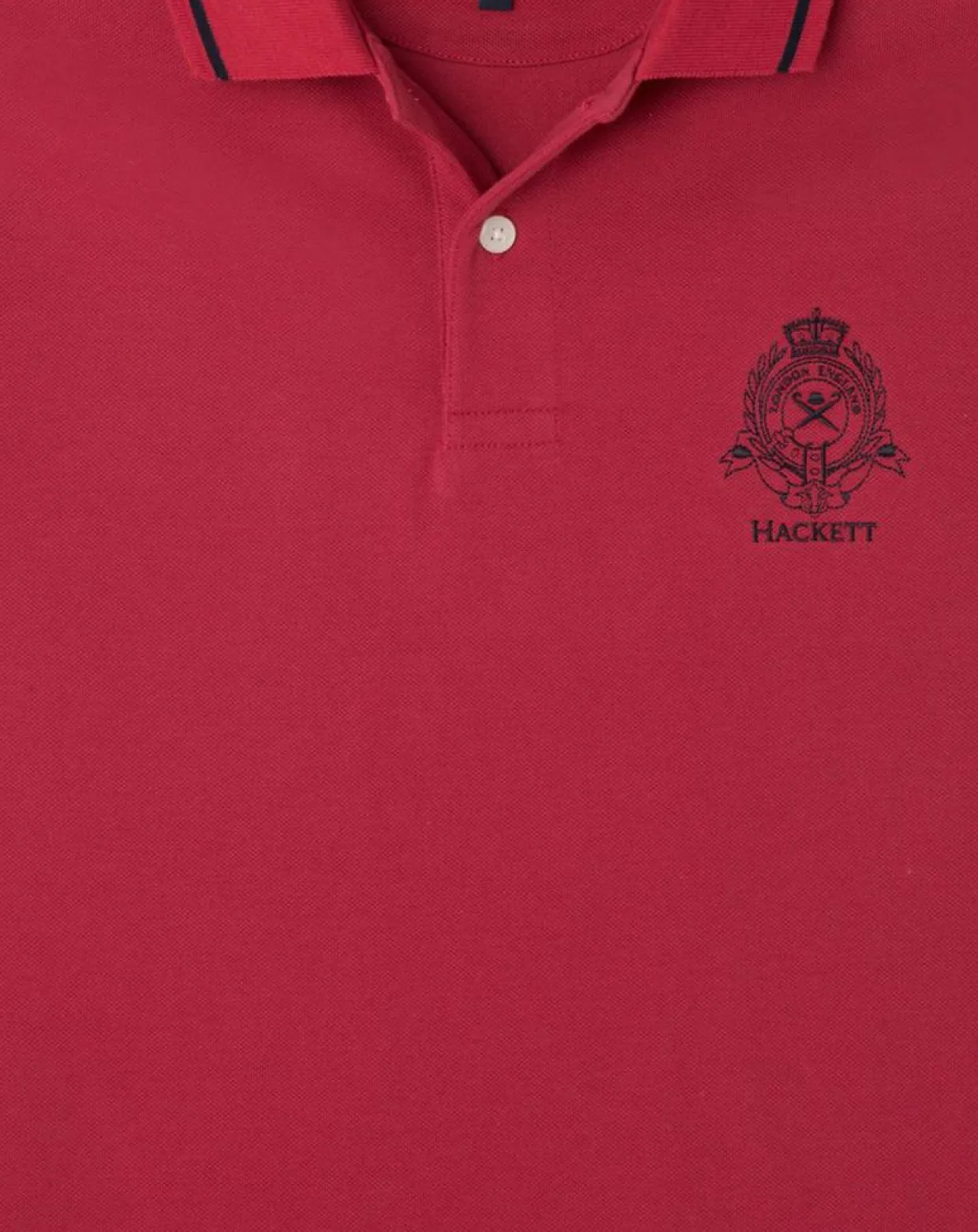 Polo Regular Fit piqué Blason rouge-Hackett London Best