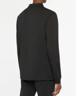Homme Hackett London Polos^Polo Regular Fit zippé noir