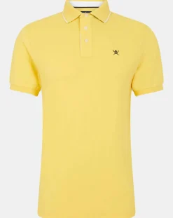 Polo Slim Fit jaune-Hackett London Outlet