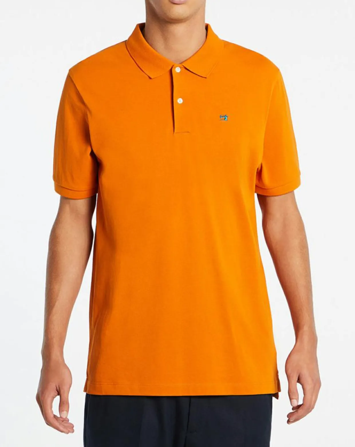 Polo Slim Fit piqué orange-Scotch & Soda New