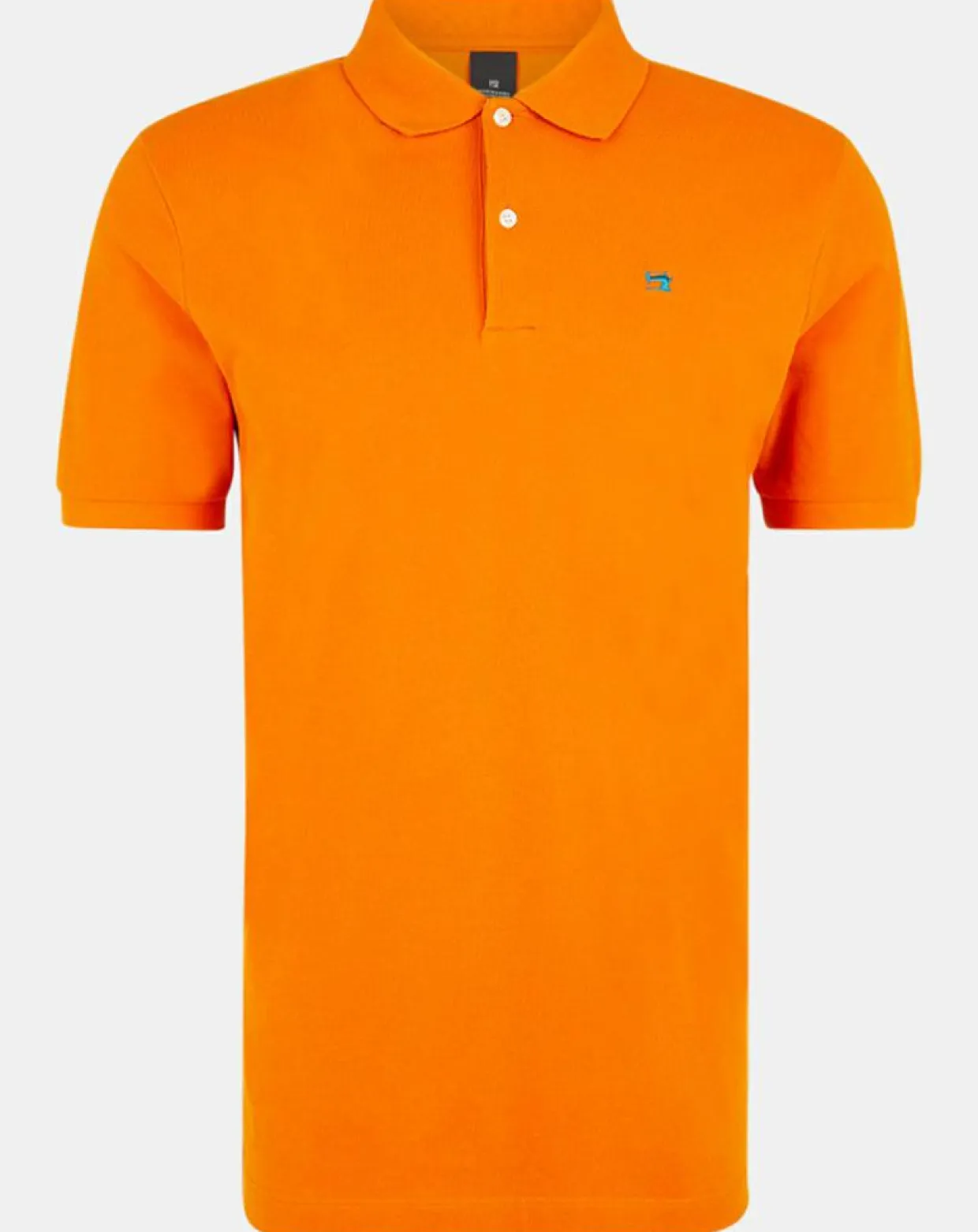 Polo Slim Fit piqué orange-Scotch & Soda New