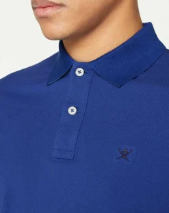 Homme Hackett London Polos^Polo Slim Fit uni bleu