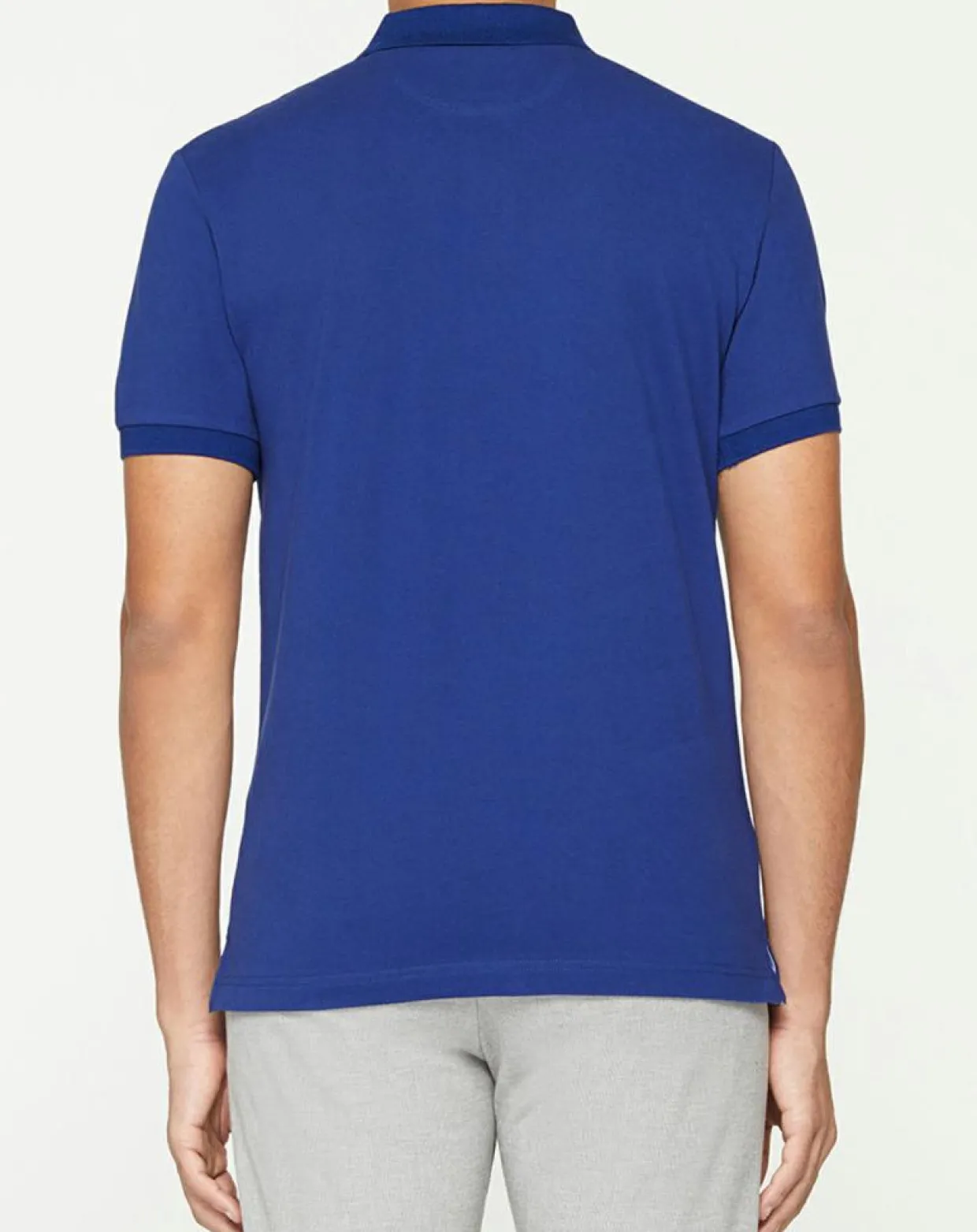 Homme Hackett London Polos^Polo Slim Fit uni bleu