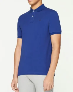 Homme Hackett London Polos^Polo Slim Fit uni bleu