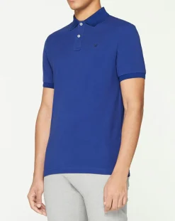 Homme Hackett London Polos^Polo Slim Fit uni bleu