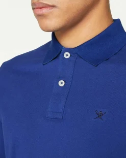 Homme Hackett London Polos^Polo Slim Fit uni bleu