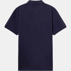 Homme Hackett London Polos^Polo Slim Fit uni Piqué bleu marine