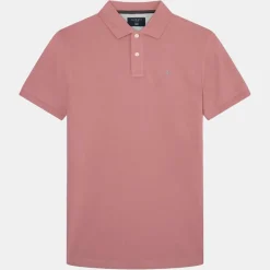 Polo Slim Fit uni Piqué rose-Hackett London Best