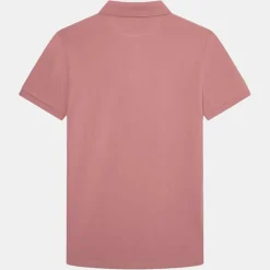 Polo Slim Fit uni Piqué rose-Hackett London Best